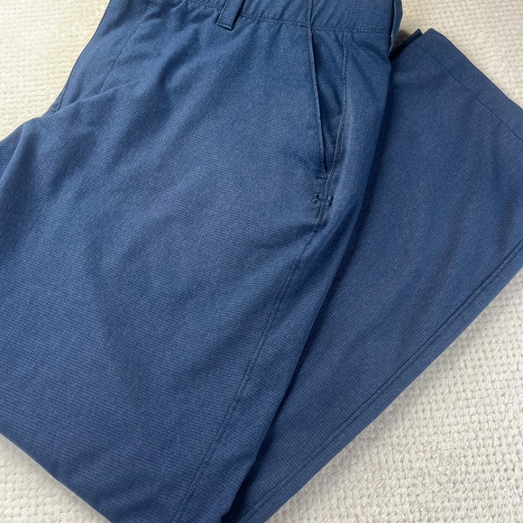 Under Armour Other - Under Armour Mens Blue Match Play Pants 42/32 Measures 40/31 Flat Front I159